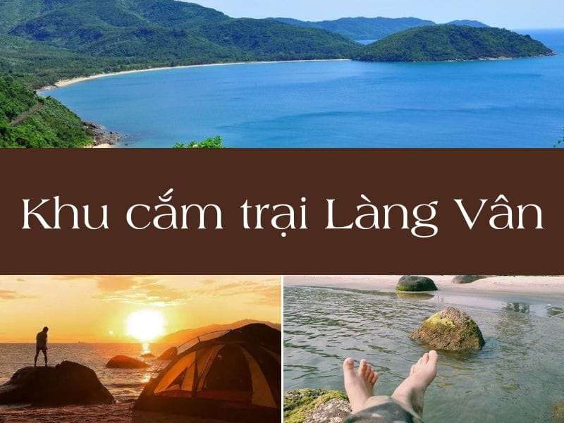 khu cắm trại Làng Vân