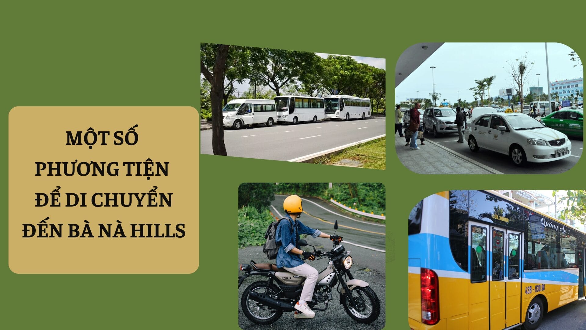 phương tiện di chuyển đến Bà Nà