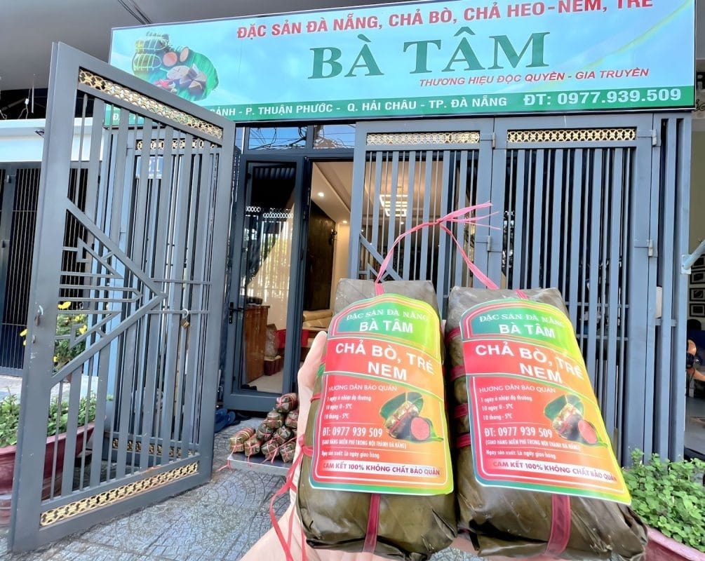 Chả bò bà Tâm