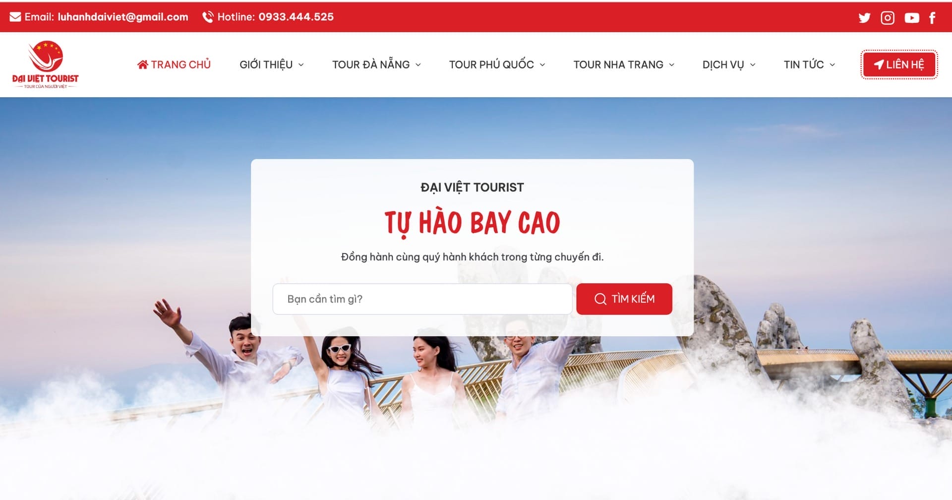Đại Việt Tourist đơn vị đã có nhiều năm hoạt động trong lĩnh vực lữ hành.